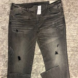Distressed American eagle jeans